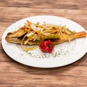 Red Snapper Platter (Escovich/Brown Stew)